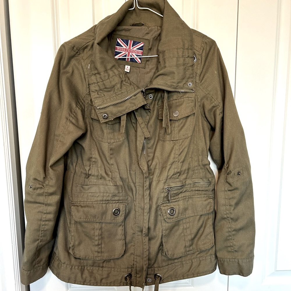 Women's Olive Army Style Jacket